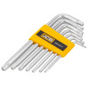 Haбир Г-подоб. ключей с отверстием TORX 7 ед. (T10H-T40H) JCB Tools JCB-5071T