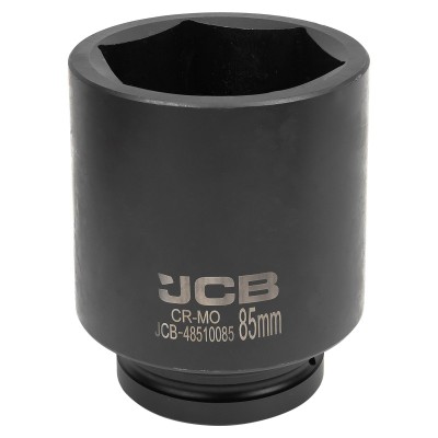 Головка ударная глубокая 1" 85 мм (6-гранная) JCB Tools JCB-48510085 Головка ударная глубокая 1" 85 мм (6-гранная) JCB Tools JCB-48510085
