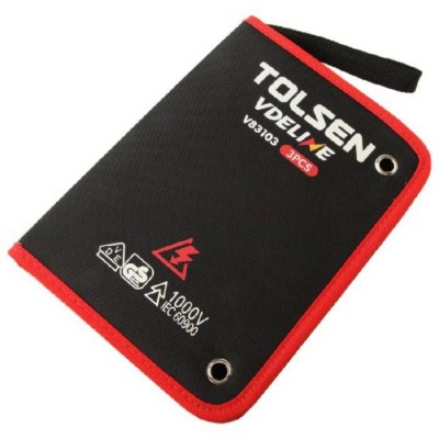 Комплект изолированных плоскогубцев 3шт. Premium Tolsen V83103 Комплект изолированных плоскогубцев 3шт. Premium Tolsen V83103