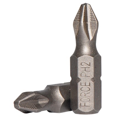 1/4" Бита крестовая PH.2, L=25 мм FORCE 121252 1/4" Бита крестовая PH.2, L=25 мм FORCE 121252