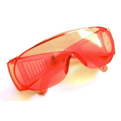 Окуляри захисні СТАНДАРТ (червоні) СИЛА 480249