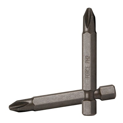 1/4" Бита крестовая PH.2, L=50 мм FORCE 121502 1/4" Бита крестовая PH.2, L=50 мм FORCE 121502