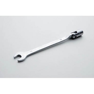 Ключ рожково - накидной шарнирный CrV 10мм СИЛА 201510