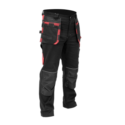 Штани робочі Yato REBAR, розмір М; 14 кишень, 97%- бавовна, 3%-еластан YT-79361