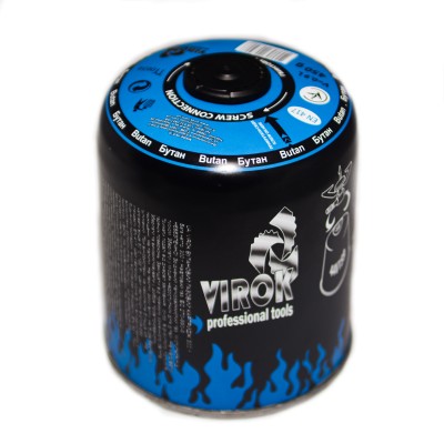 Балон газовий 1-разовий virok з різьбою (7/16) 450g/900ml. для плит/кемпінгу (EN417) [12] 44V159