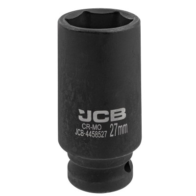Головка торцевая ударная глубокая 1/2" 27 мм (6-гранная) JCB Tools JCB-4458527