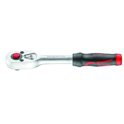 1/4" Трещотка с резиновой ручкой 24 зуб. L=155 мм FORCE 80222