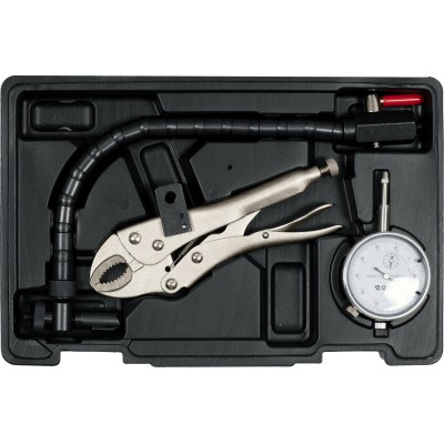 Тестер контролю гальмівних дисків Yato в межах до 10 мм, точність- 0,01 мм, компл. 3 елем. YT-72970