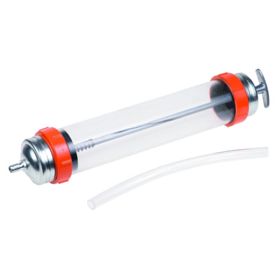 Маслооткачивающий шприц прозрачный 0.5L QUATROS QS18003
