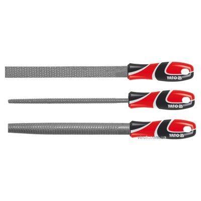 Набір рашпилів по дереву Yato 250 мм. #45 3 шт YT-6222