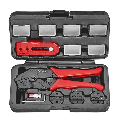 Кліщі для обтиску клем 4 в 1 FORCE 68013 Кліщі для обтиску клем 4 в 1 FORCE 68013
