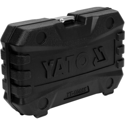 Набір насадок ударних Yato TORX, HEX до квадратів 1/2", 3/4", 12 елем.. YT-10655
