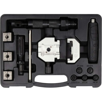 Прес з обладнанням Yato для вальцювання гальмівних та кондиціонерних трубок, копл. 14 ялем. YT-06088