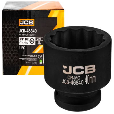 Головка торцева ударна 3/4" 40 мм (12-гранна) JCB Tools JCB-46840