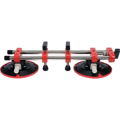 Регулятор шва при викладанні керамічної плитки Yato з 2 присоск Ø= 150мм і 2 напрямними штангами-44 см YT-37210