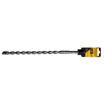 Свердло по бетону (Бур) SDS Plus STANLEY 14 х 300 мм STA54102-QZ Свердло по бетону (Бур) SDS Plus STANLEY 14 х 300 мм STA54102-QZ