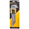 Haбир Г-подоб. ключей удлиненных HEX 9 ед. JCB Tools JCB-5093XLS Haбир Г-подоб. ключей удлиненных HEX 9 ед. JCB Tools JCB-5093XLS