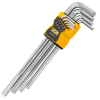 Haбир Г-подоб. ключей удлиненных HEX 9 ед. JCB Tools JCB-5093XLS