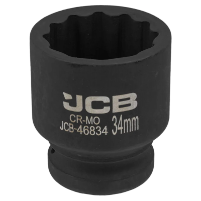 Головка торцева ударна 3/4" 34 мм (12-гранна) JCB Tools JCB-46834