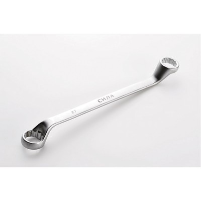 Ключ накидний двосторонній CrV 24x27мм СИЛА 201327