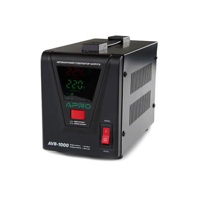 Стабілізатор напруги релейний AVR-1000, 800Вт APRO 852010