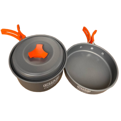 Набір туристичного посуду для походів (каструля + сковорода) СИЛА 960552