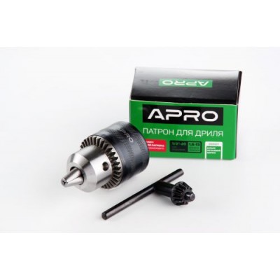Патрон для дриля з ключем 1/2-20, 1.5-13мм APRO 898901