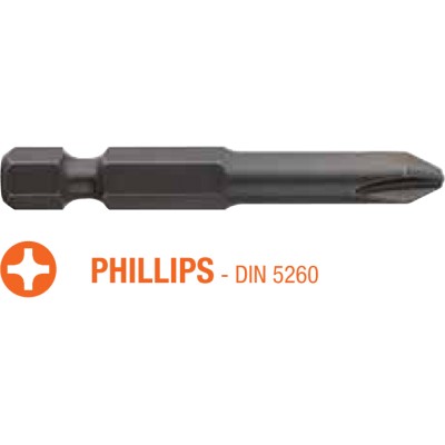 Насадка викрутка INDUSTRY USH Phillips PH0 x 50 мм 10 шт UUSG0013020