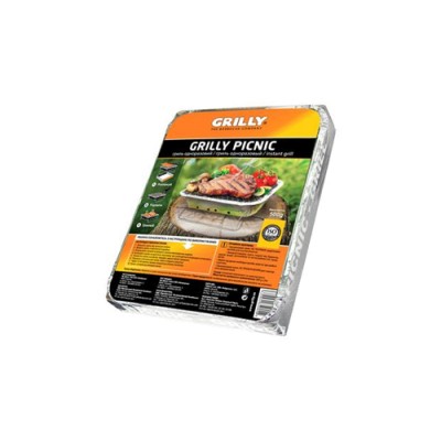 Одноразовий гриль 500г Grilly GR-65195