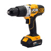 Аккумуляторная дрель-шуруповерт с комплектом JCB Tools JCB-18CD-2XB-E