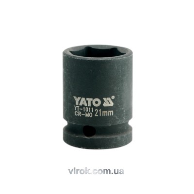 Головка торцевая ударная шестигранная Yato 1/2" М21 х 39 мм YT-1011