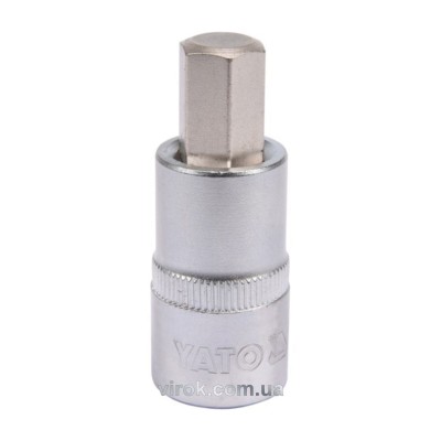 Головка торцевая с отверточной насадкой HEX Yato 1/2" H12 x 55 мм YT-04386