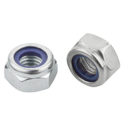 Контргайка М8 DIN 985 кл. пр. 6 цинк білий (пач. 50шт) APRO 6P08-2