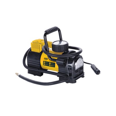 Компрессор автомобильный однопоршневой (37 л/мин. 7 Атм.) с фонарем СИЛА 900414