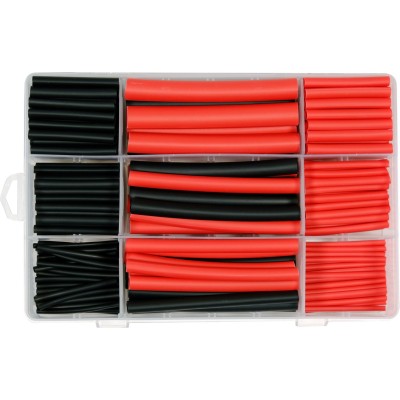 Кембрики термоусадні до t=125°C з клеєм Yato : різних розмірів, 270 шт YT-068671