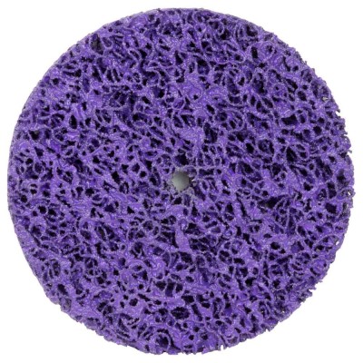 Коло зачистне з нетканого абразиву корал Ø125мм без тримача фіолетовий жорсткий SIGMA 9175681