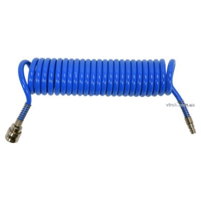 Шланг пневматичний спіральний поліуретановий Yato 6.5 х 10 мм 5 м YT-24204