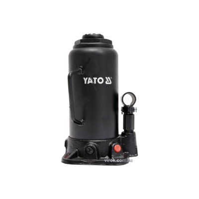 Домкрат гидравлический бутылочный Yato 15 т 230-462 мм YT-17006