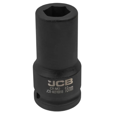 Гoлoвкa тopцeвa удapнa глибока 3/4" 18 мм (6-гранна) JCB Tools JCB-46510018