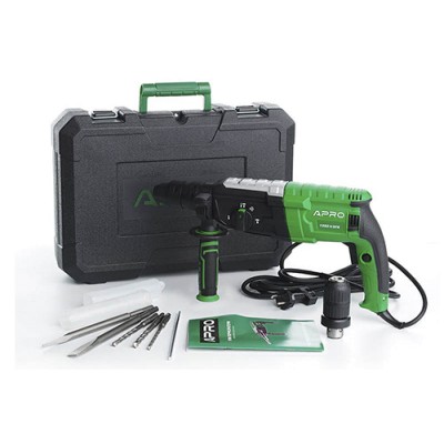 Перфоратор прямий APRO 3,5 Дж, 1050В, SDS+, 1050H DFR, кейс 896229