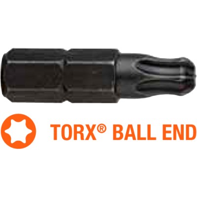 Насадка отверточная INDUSTRY USH Torx BALL END T10 K x 25 мм 5 шт UUSE0012993