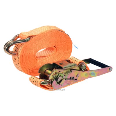 Ремень для крепления груза с трещоткой VOREL 2500/5000 daN 8 м х 50 мм 2 шт 82414