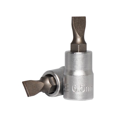 1/4" Головка-бита шлицевая SL 6.5 мм, L=32 мм FORCE 32332065