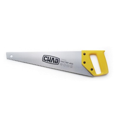 Ножівка по дереву 450мм із пластиковою рукояткою Стандарт СИЛА 320501