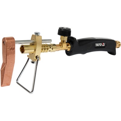 Паяльник газовий для покрівельних робіт Yato з нагрівальним наконечником та шлангом-1,5 м YT-36701