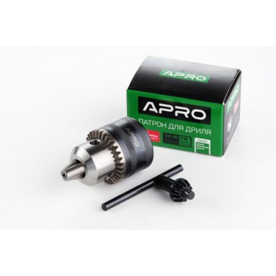 Патрон для дриля з ключем 3/8-24, 1.5-10мм APRO 898910