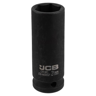 Головка торцевая ударная глубокая 1/2" 21 мм (6-гранная) JCB Tools JCB-4458521