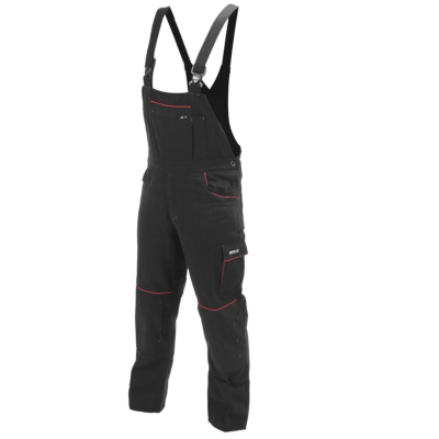 Комбінезон робочий COMFY Yato розмір XXL, чорно-червоний, 9 кишень, 100% бавовна YT-79255