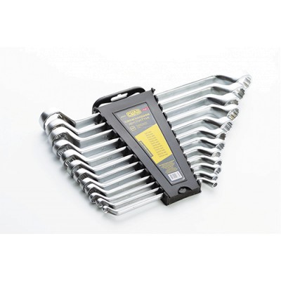 Набір ключів накидних двосторонніх CrV 6х7, 8х9, 10х11, 12х13, 14х15, 16х17, 18х19, 20х22, 21х23, 24x27, 25х28, 30х32мм3