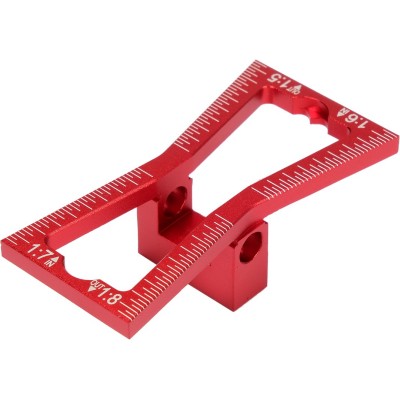 Шаблон розмічальний Yato контур "ластівковий хвіст" зі шкалою, 64х 23х 18 мм YT-44080